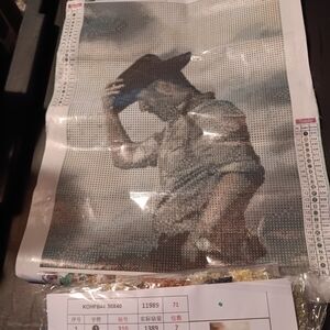 The Walking Dead Rick Grimes Diamond Painting Kit 30x40
